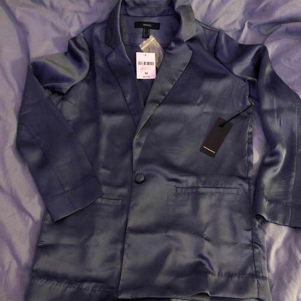 NWT Forever 21 Satin Blazer